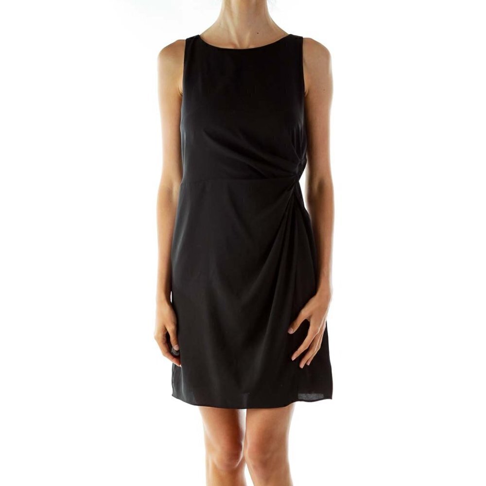 LOFT Black Sleeveless Sheath Work Dress